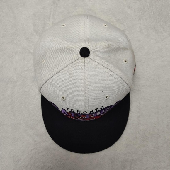 Toronto Raptors Hat Cap Snap Back Mens One Size White NBA Basketball '47 - Picture 3 of 8